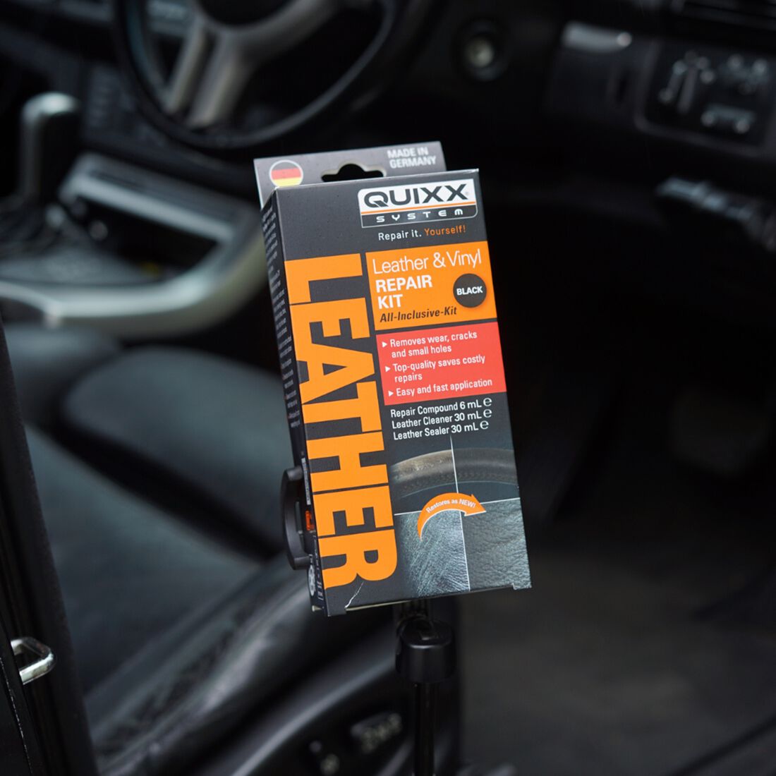 QUIXX Leather & Vinyl Repair Kit (Black), , scaau_hi-res