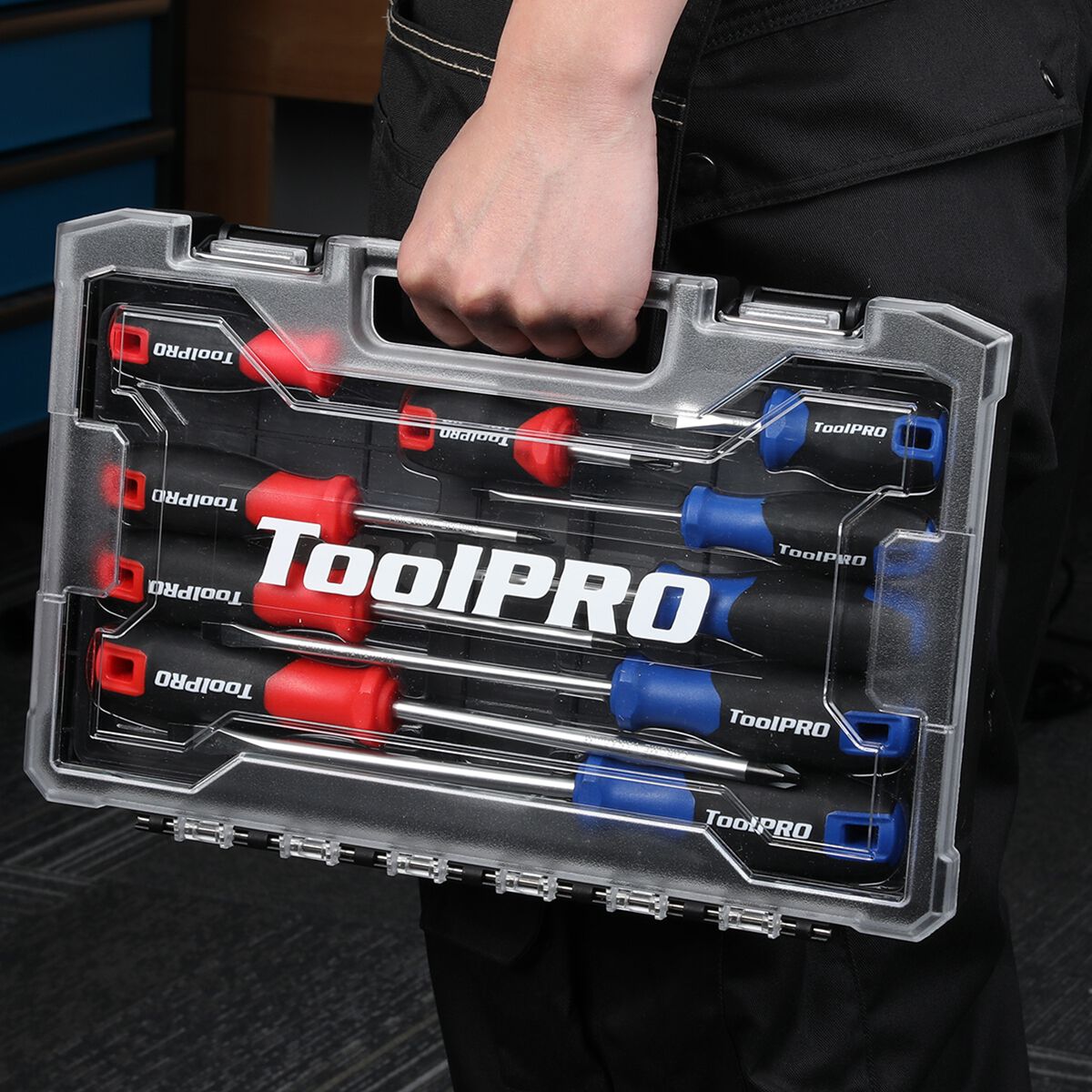 ToolPRO Screwdriver Set 10 Piece, , scaau_hi-res