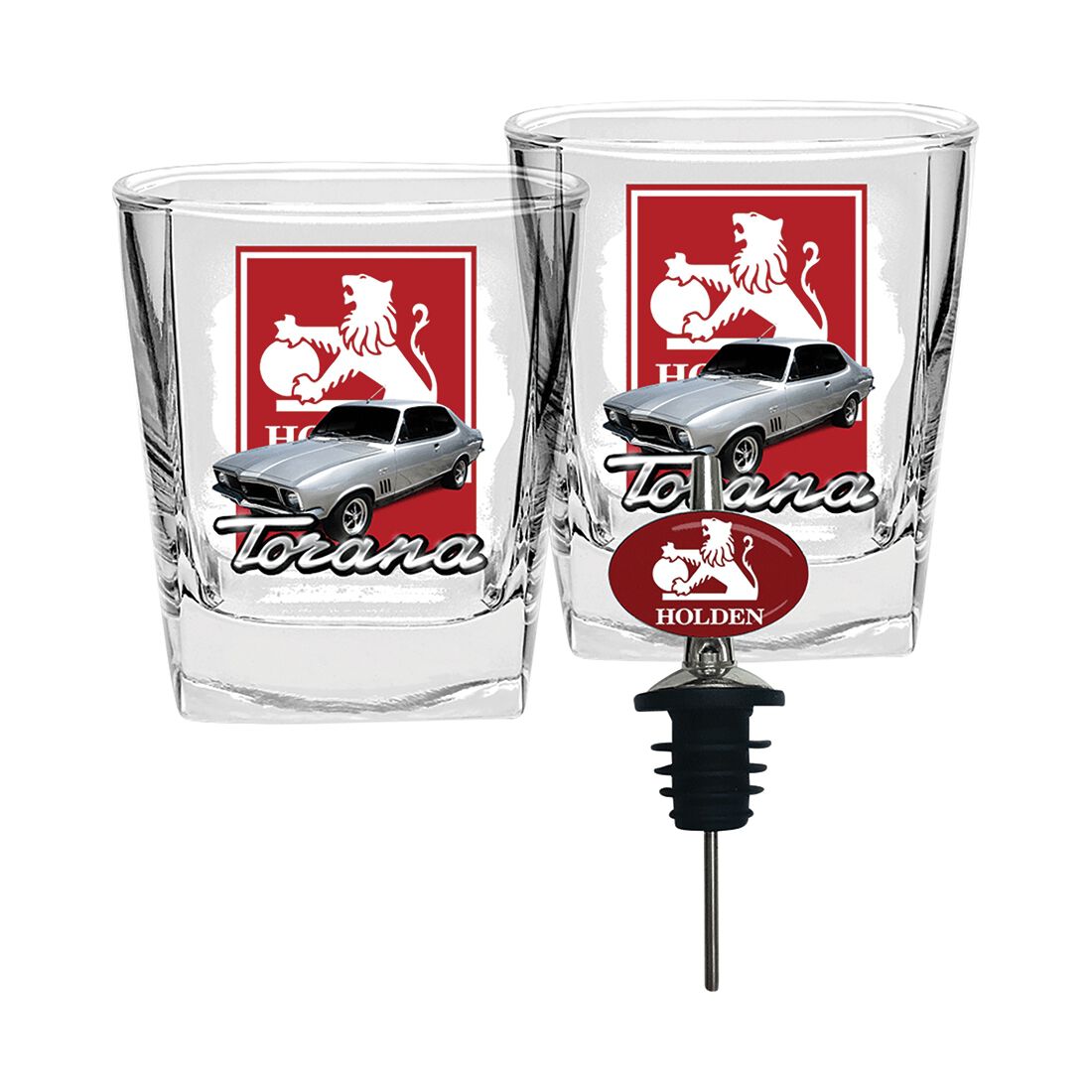 Holden Set of 2 Spirit Glasses with Quick Pourer, , scaau_hi-res