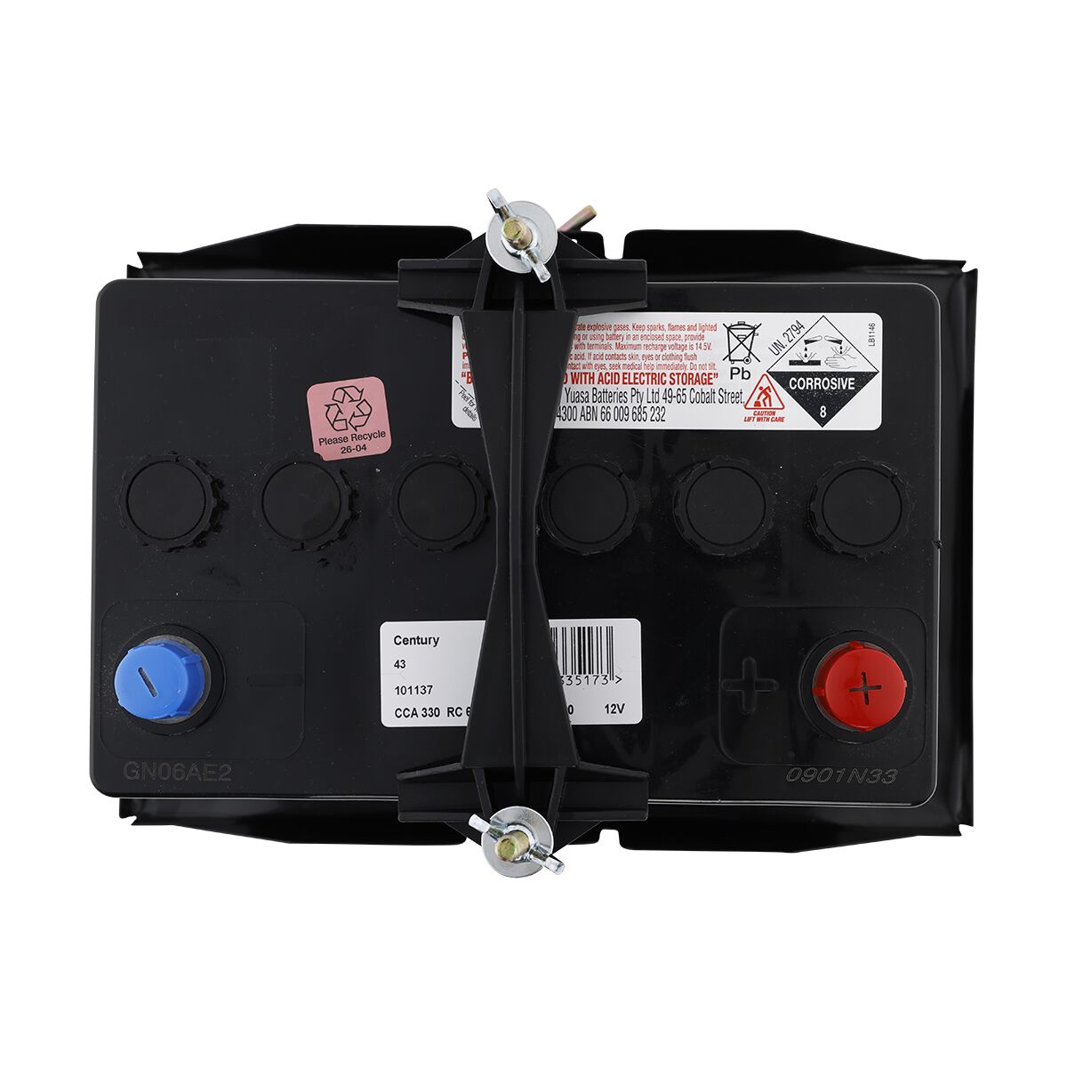 SCA Battery Hold Downs - 127mm Clamp, , scaau_hi-res