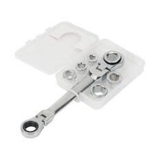 ToolPRO QC Double Flex Ring Ratchet Wrench Set, , scaau_hi-res