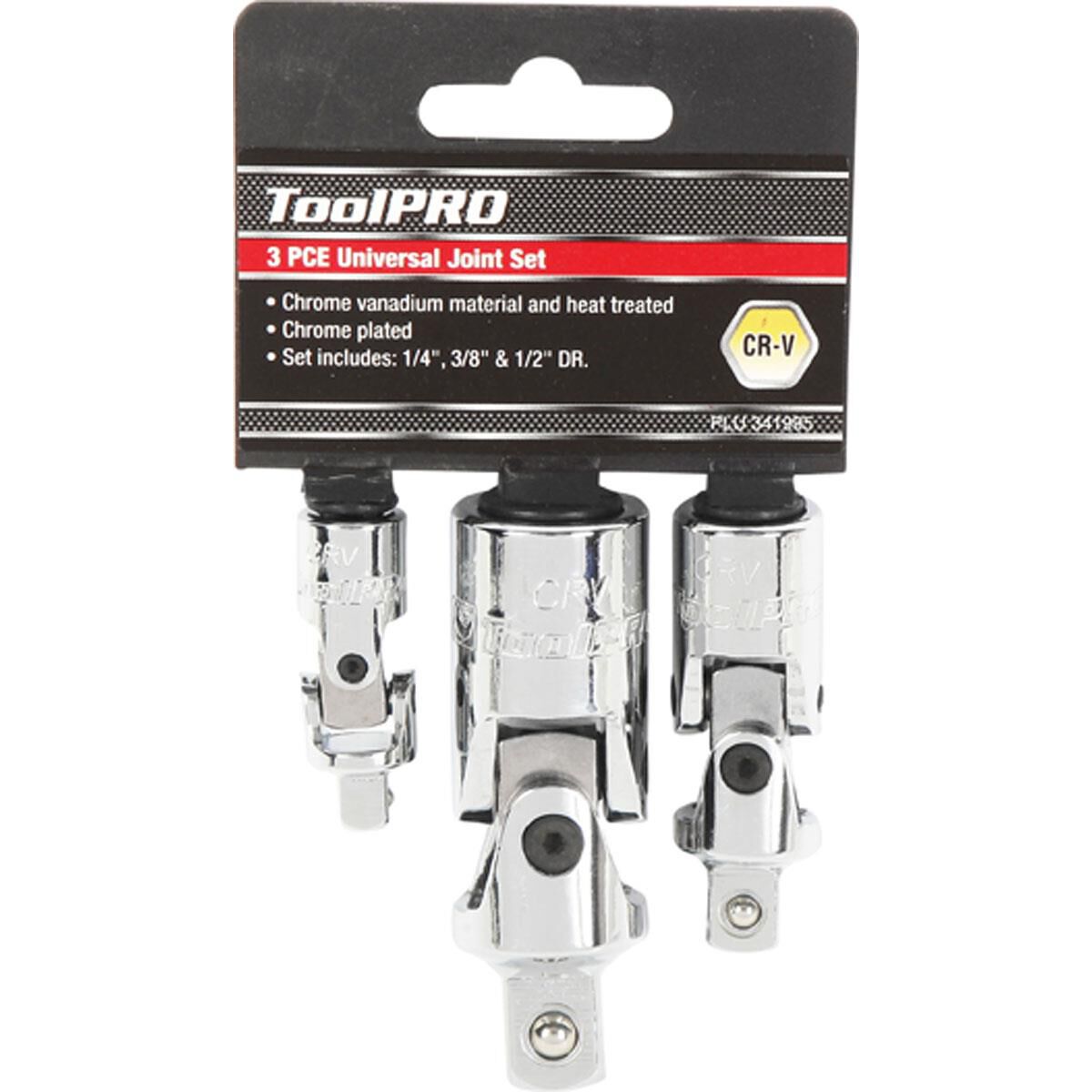 Car Guy Tools 1/2 Drive Universal Joint Three Pack 