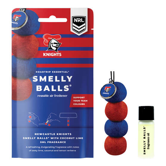 Smelly Balls Air Freshener Set Newcaslte Knights Coconut Lime 5ml, , scaau_hi-res