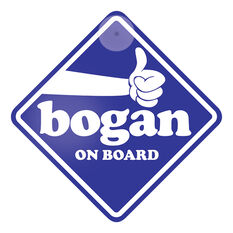 SIC Signs Bogan on Board Car Sign, , scaau_hi-res