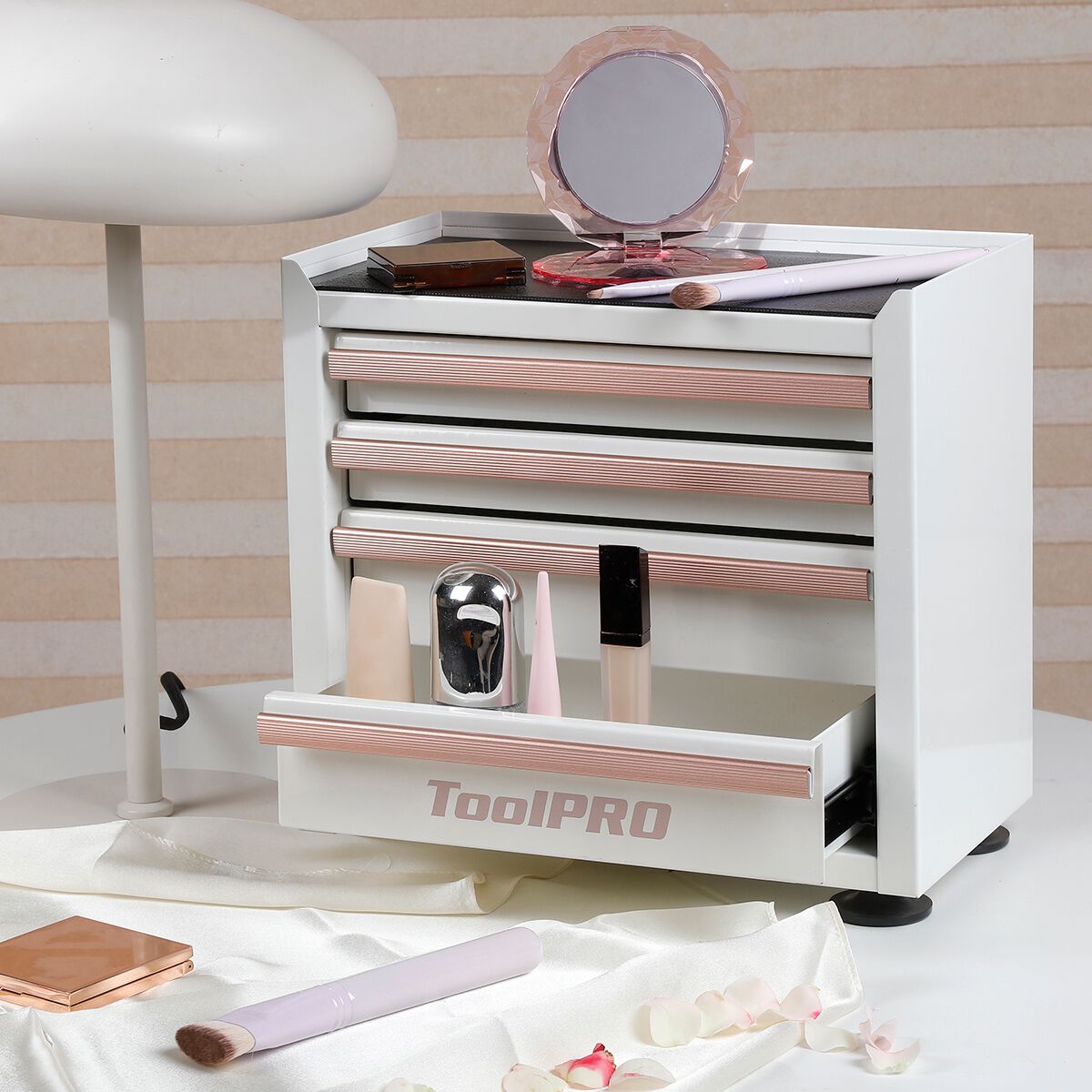 Toolpro Mini Tool Cabinet Antique White, , scaau_hi-res