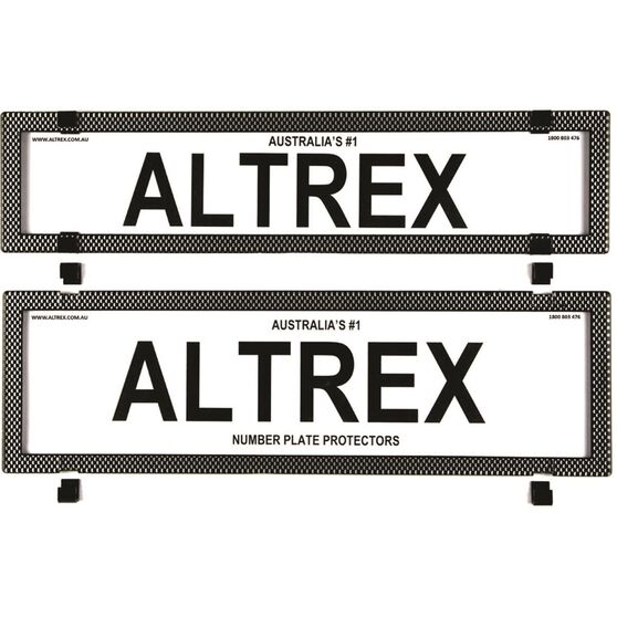 Altrex Number Plate Protector 6 Figure Premium Clear 6sesp