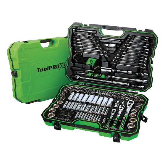 ToolPRO-X Tool Kit 1/4" 3/8" & 1/2" Drive Metric/SAE 228 Piece, , scaau_hi-res