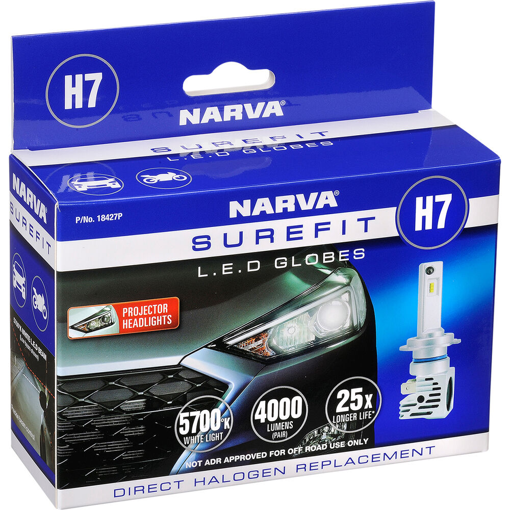 Narva LED Headlight Surefit H7, 12/24V, Projector Style