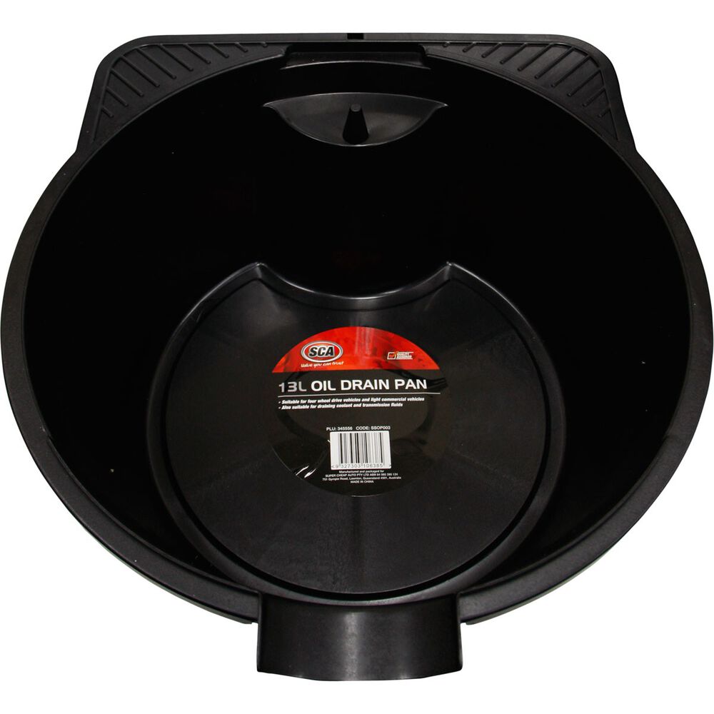 SCA Oil Drain Pan 13 Litre Supercheap Auto