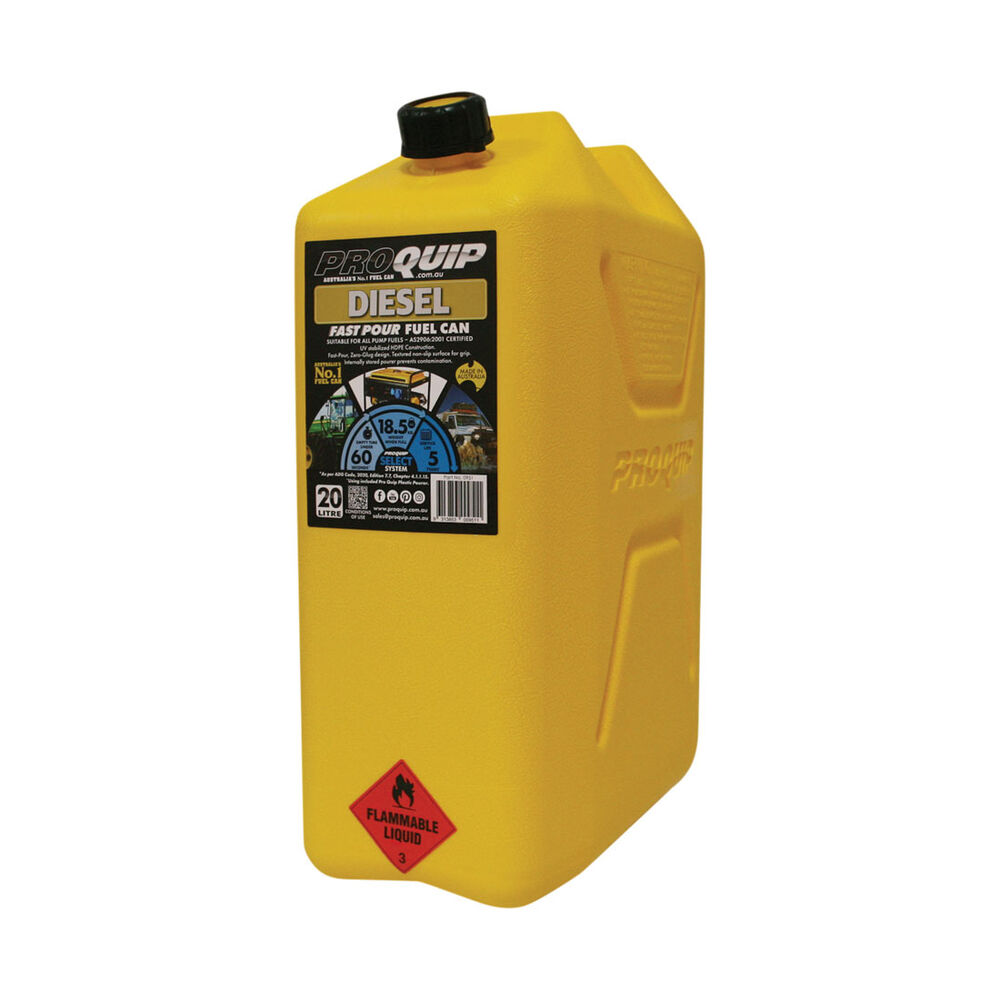 Pro Quip 20L Plastic Diesel Jerry Can | Supercheap Auto