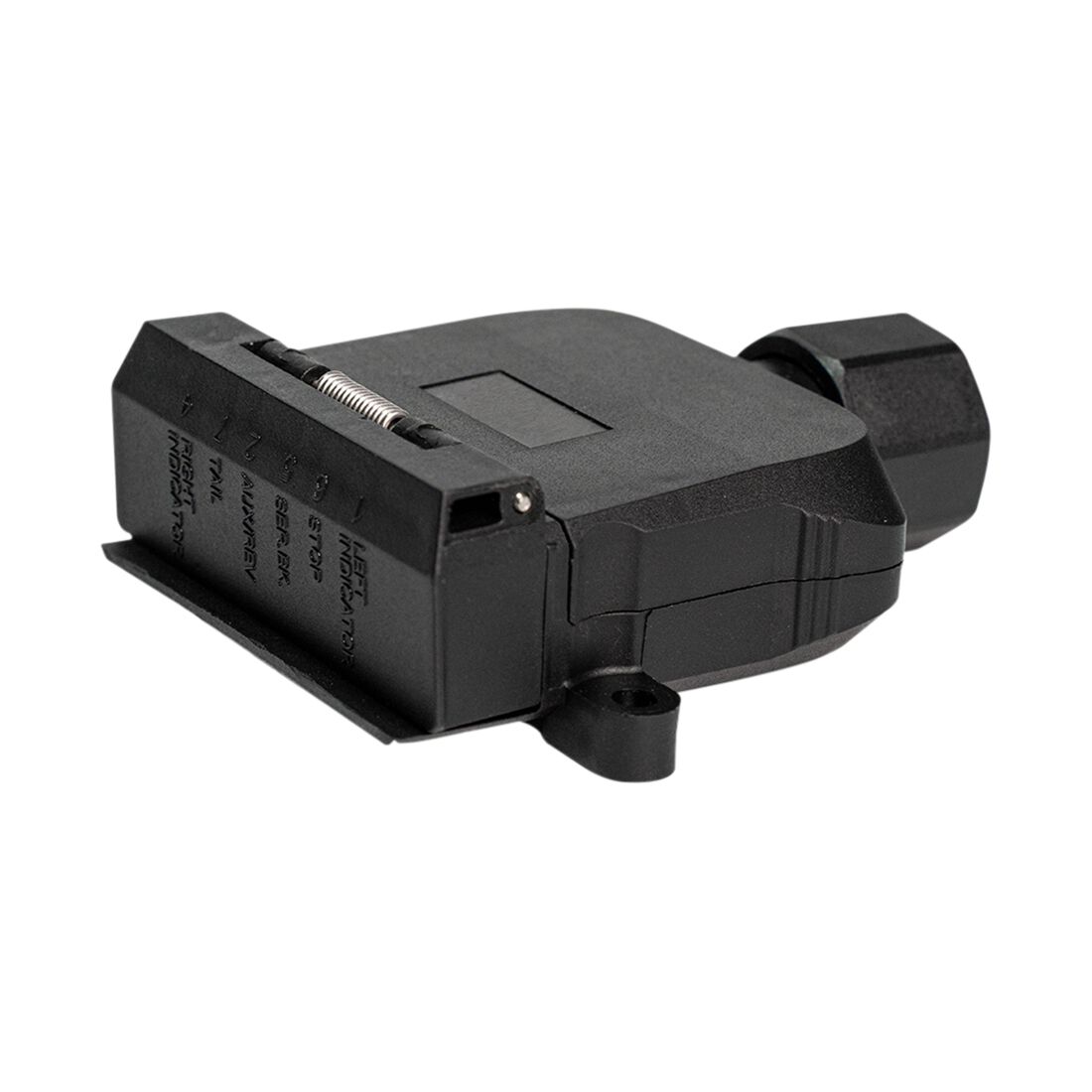 SCA Trailer Socket 7 Pin Flat LED, , scaau_hi-res