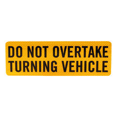 Companion Do Not Overtake Sticker, , scaau_hi-res