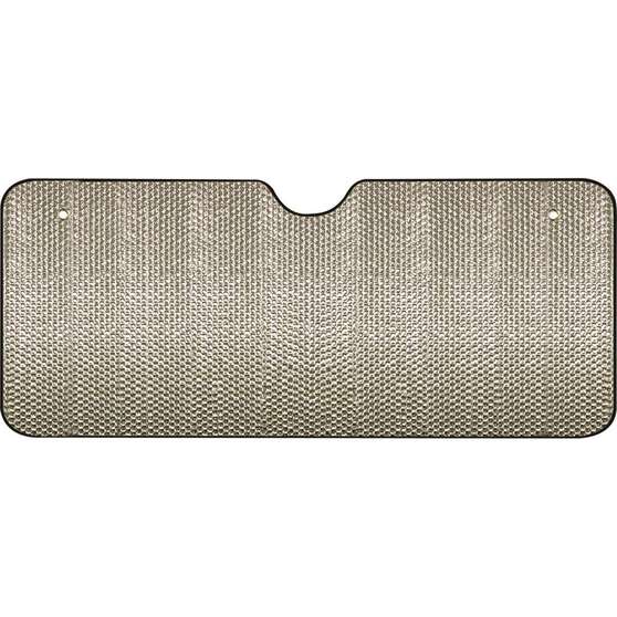SCA Extra Wide Bubble Sunshade Silver Accordion Front, , scaau_hi-res
