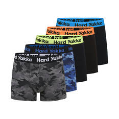 Hard Yakka Stretch Cotton Trunks 5 Pack - Medium, , scaau_hi-res
