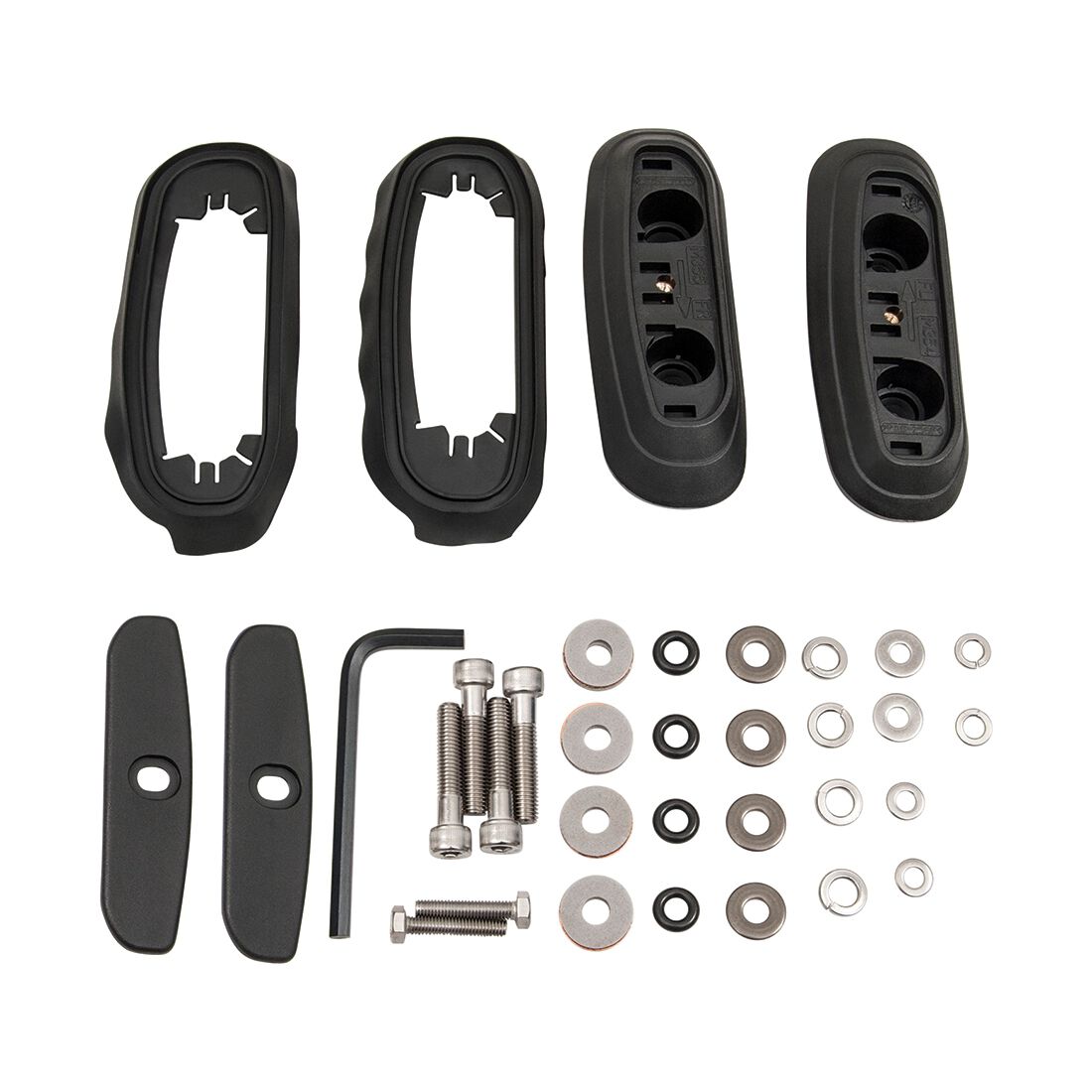 Rhino-Rack Base Kit to suit 200 Series LC 11/07-2Pcs Half Front - RCP17F-BK, , scaau_hi-res