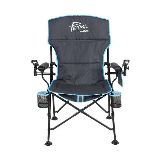 Pryml Premium Fishing Chair with Rod Holders 160kg, , scaau_hi-res