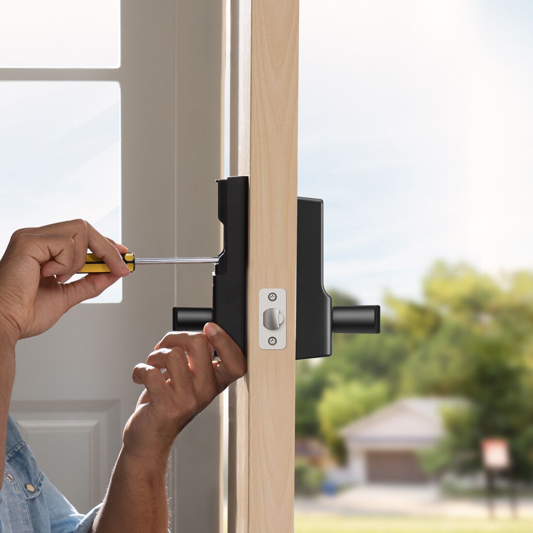 Eufy Security Smart Lever Lock C33 - Black, , scaau_hi-res