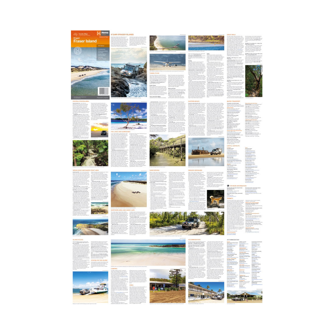 HEMA K&rsquo;gari Fraser Island Map &ndash; 10th Edition, , scaau_hi-res