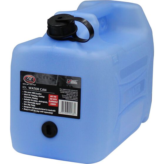 Sca Water Carry Can 10 Litre Blue Supercheap Auto