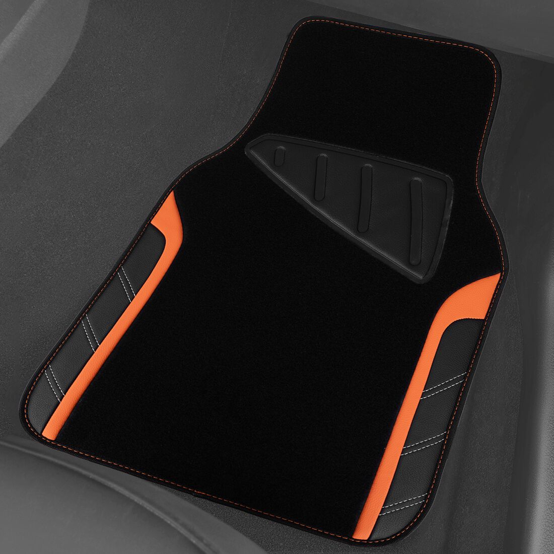 SCA Floor Mats Carpet Set of 4 Orange, , scaau_hi-res