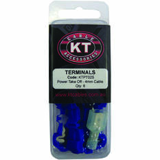 KT Cable Power Take Off Connector - 4mm Blue, 6 Pack, , scaau_hi-res