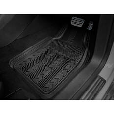 SCA Tread PVC Car Floor Mats - Set of 4, Black, , scaau_hi-res