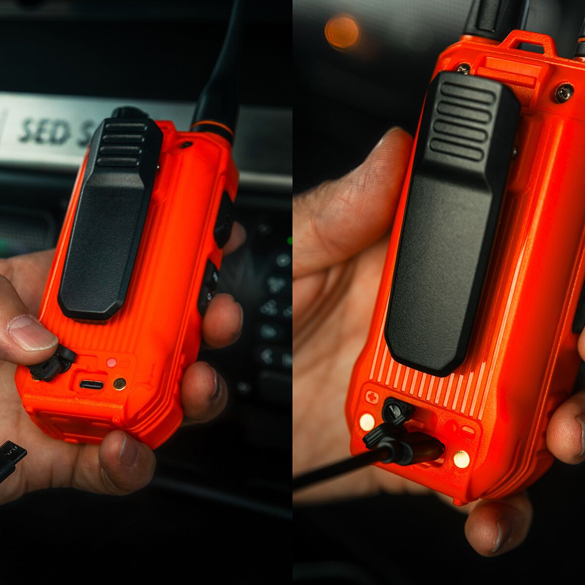 ECOXGEAR EXG510SORG Handheld 5W UHF Radio Blaze Orange, , scaau_hi-res