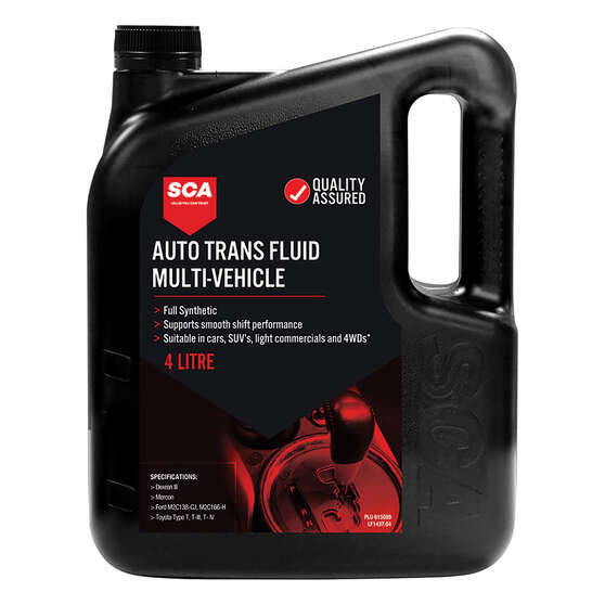 SCA ATF Multi Vehicle Automatic Transmission Fluid 4 Litre, , scaau_hi-res