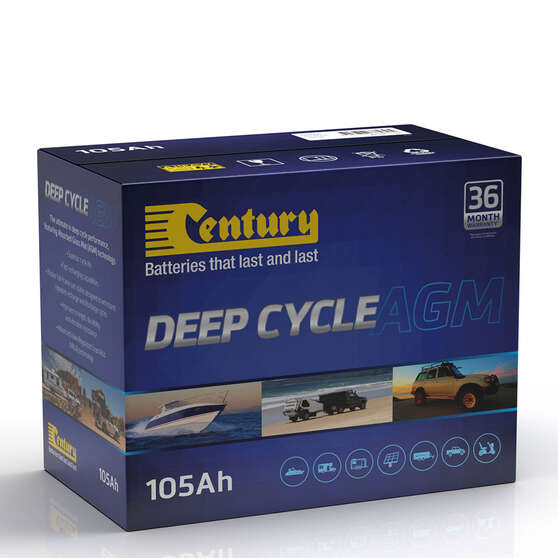 Century Deep Cycle AGM Battery C12-105XDA, , scaau_hi-res