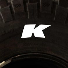 Tire Stickers - Letter K, , scaau_hi-res