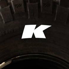 Tire Stickers - Letter K, , scaau_hi-res