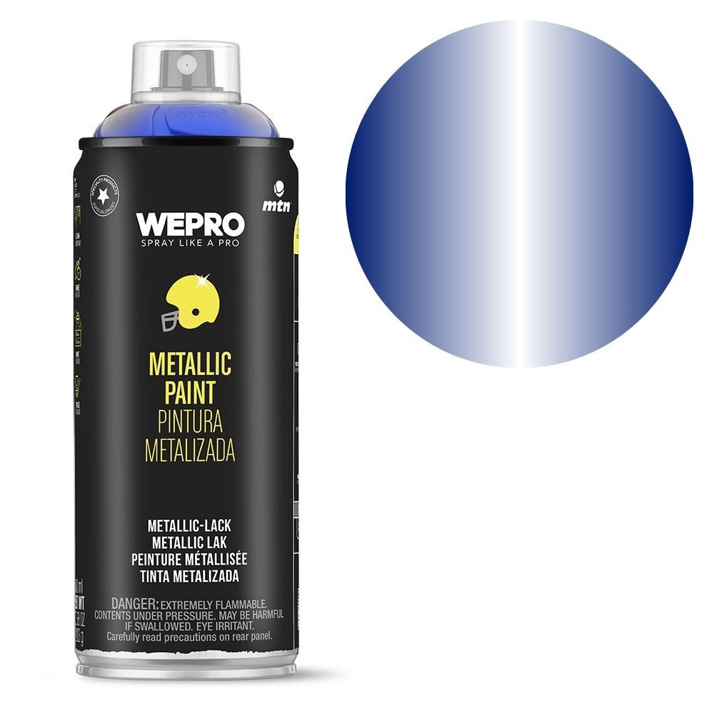 MTN Pro Metallic Dark Blue Spray Paint 400mL, , scaau_hi-res