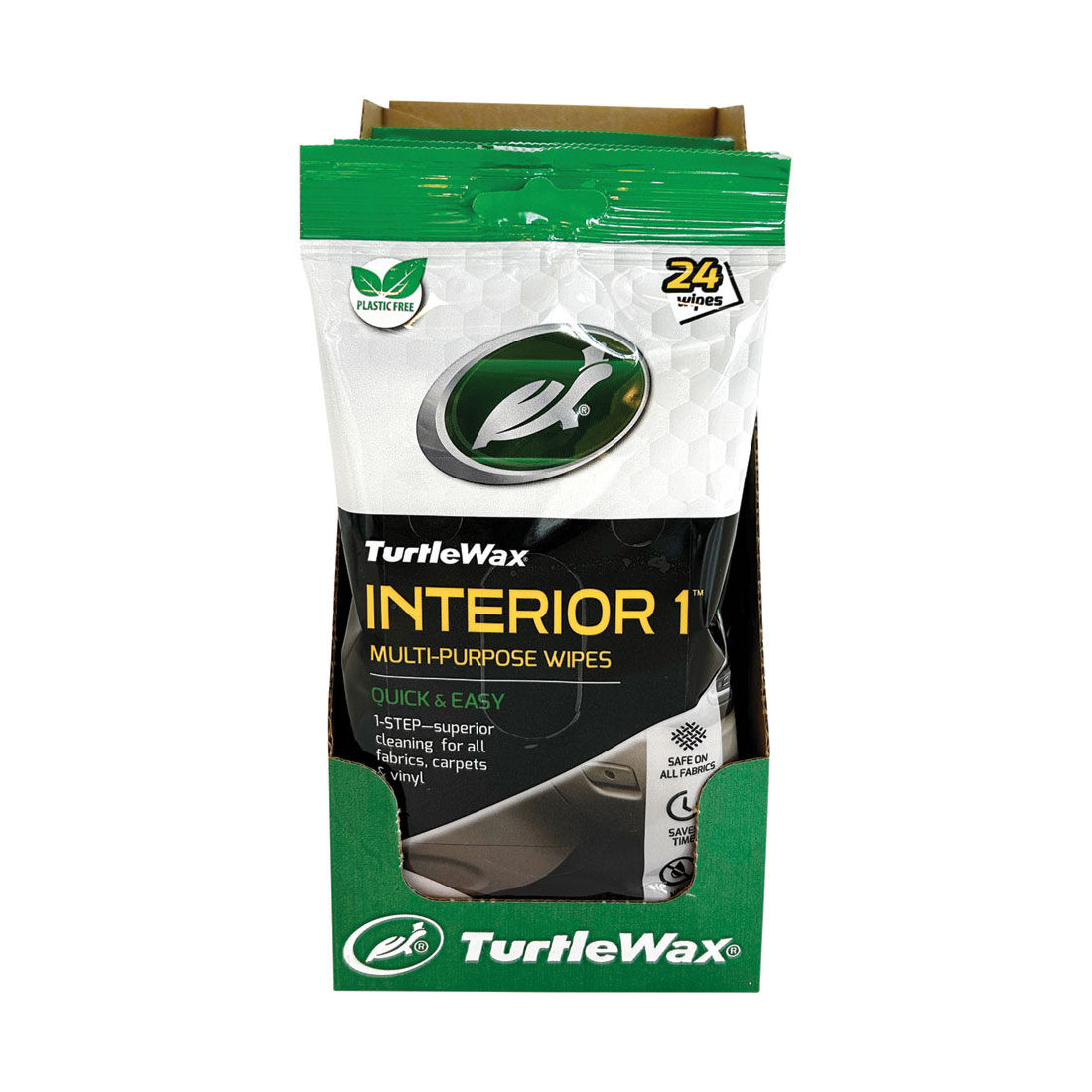 Turtle Wax Interior Wipes 24 Pack, , scaau_hi-res