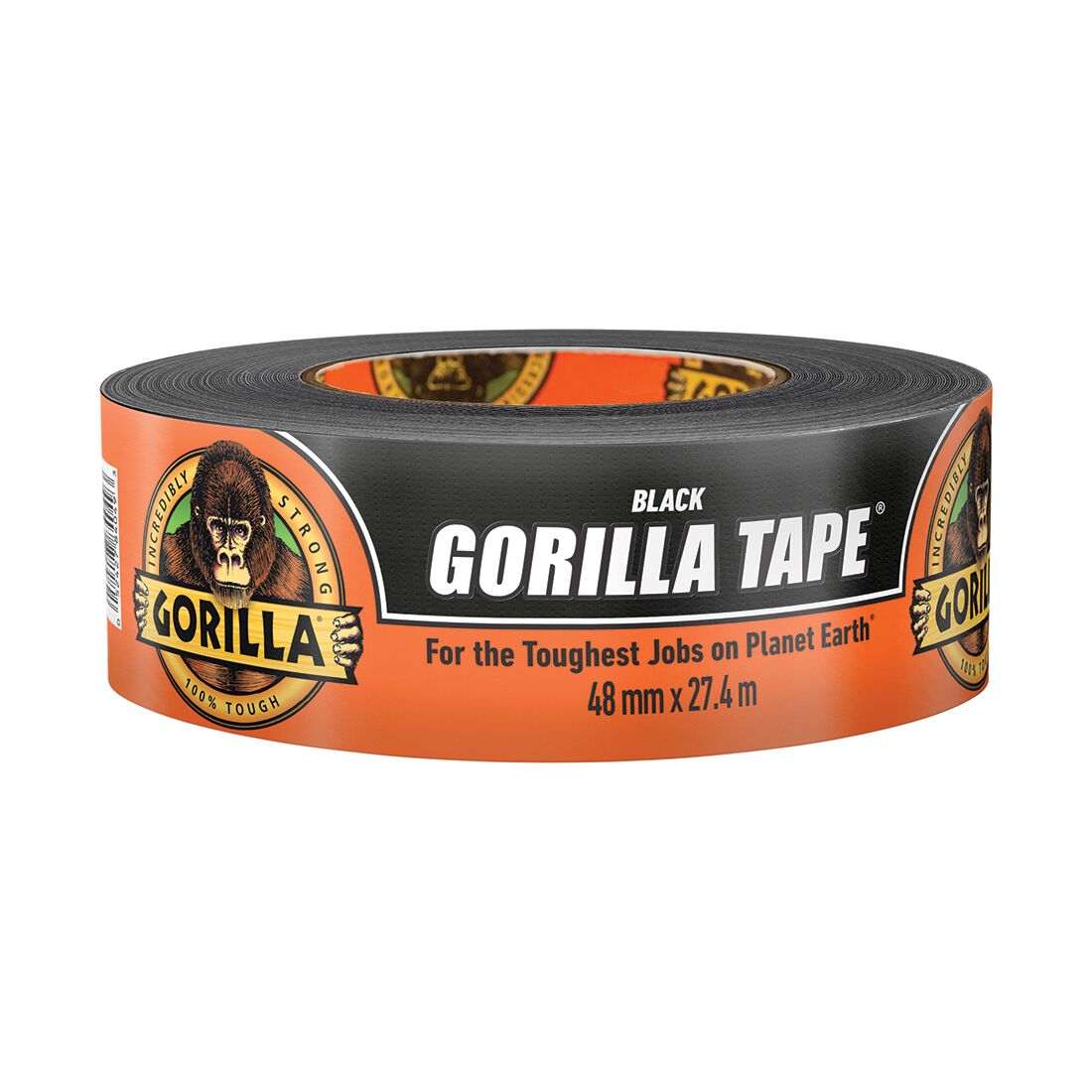 Gorilla Tape Black 48mm x 27.4m, , scaau_hi-res
