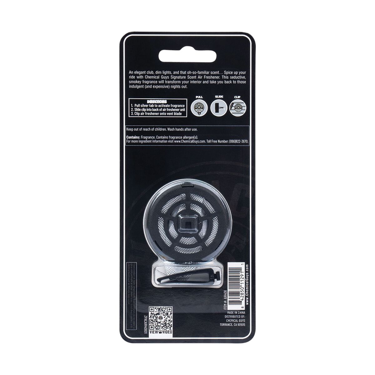 Chemical Guys Airfreshener Vent Signature Scent, , scaau_hi-res