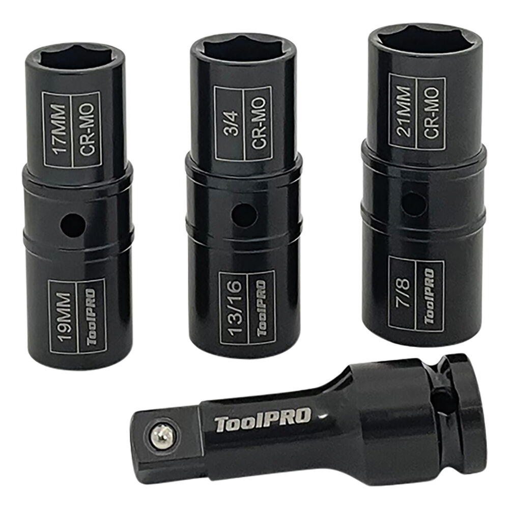 ToolPRO Wheel Nut Socket Set 1/2" Drive Metric 4 Piece Supercheap Auto