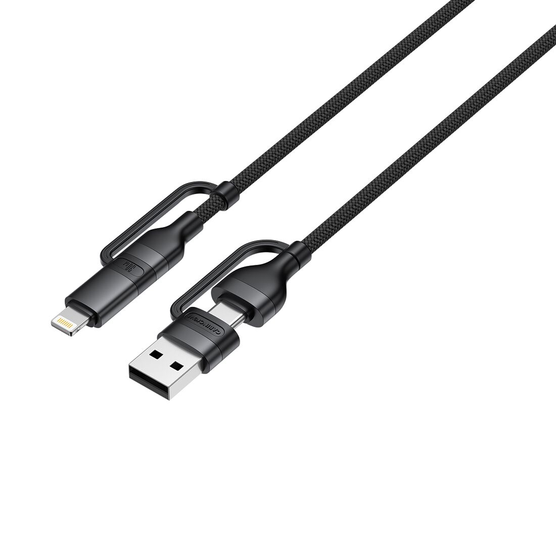 Cabin Crew USB-C/USB-A to USB-C/Lightning Magnetic Cable Black, , scaau_hi-res