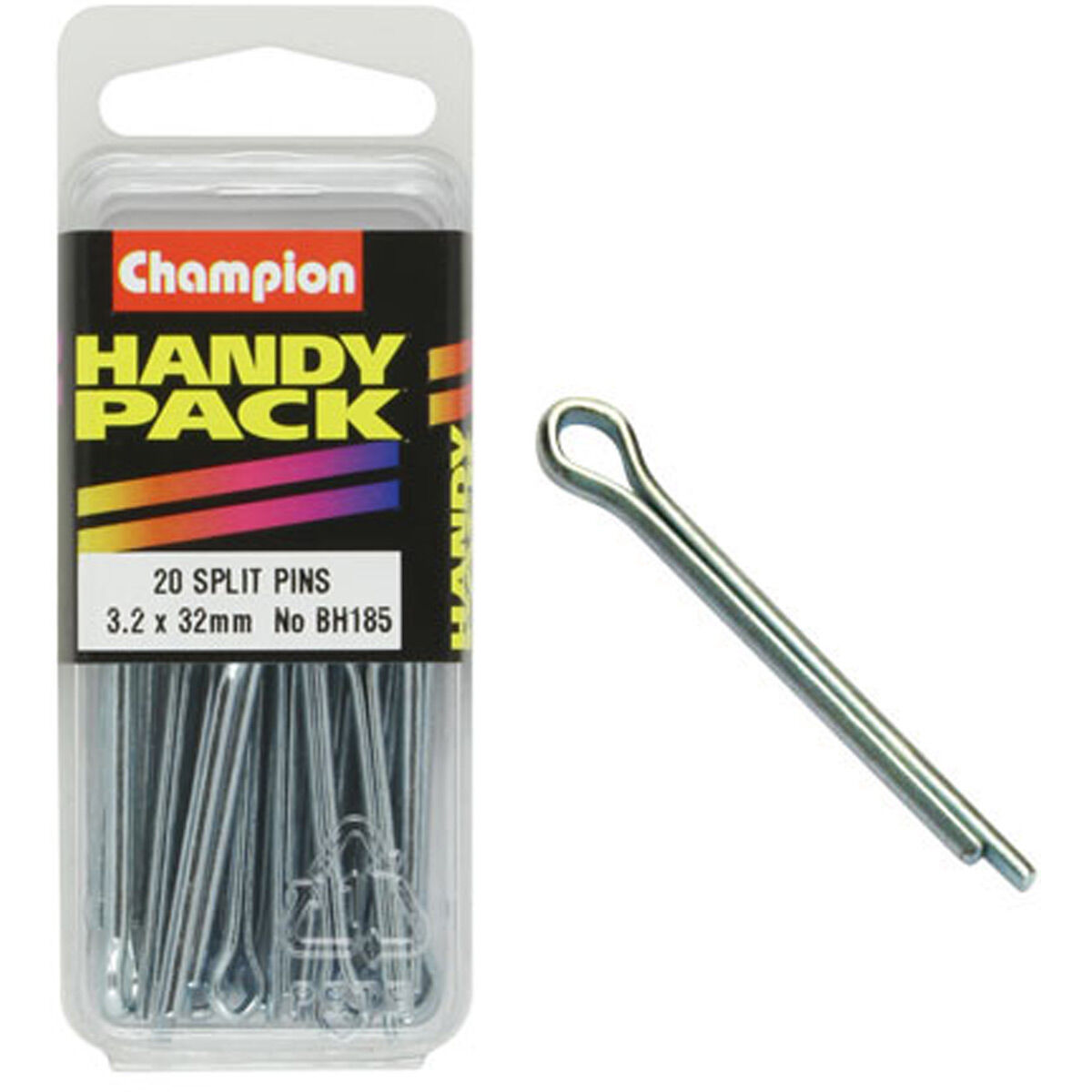 Champion Handy Pack Split Pins BH185, 3.2mm X 32mm, , scaau_hi-res