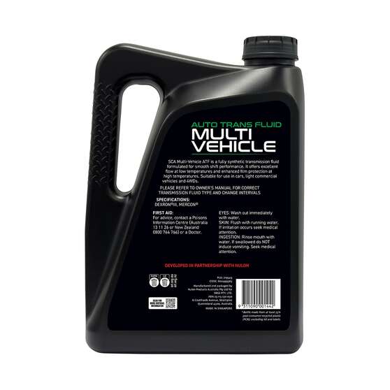 SCA ATF Multi Vehicle Automatic Transmission Fluid 4 Litre, , scaau_hi-res