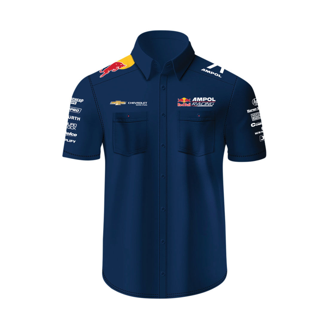 Red Bull Ampol Racing 2024 Mens Mechanic Shirt, , scaau_hi-res