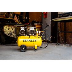Stanley Air Compressor Silenced 2.75HP 50 Litre tank, , scaau_hi-res