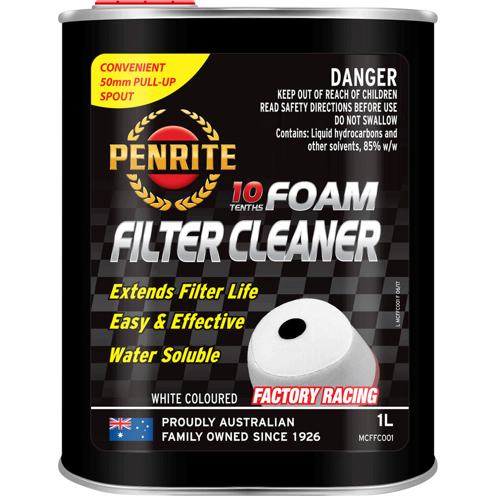 Penrite 10 Tenths Foam Air Filter Cleaner 1 Litre Supercheap Auto