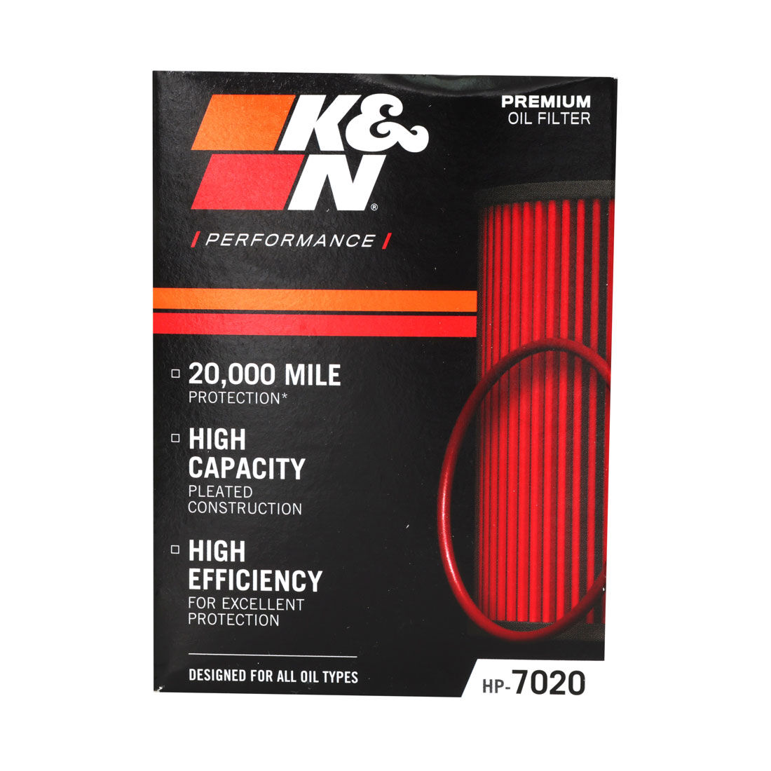 K&N Cartridge Oil Filter - HP-7018, , scaau_hi-res