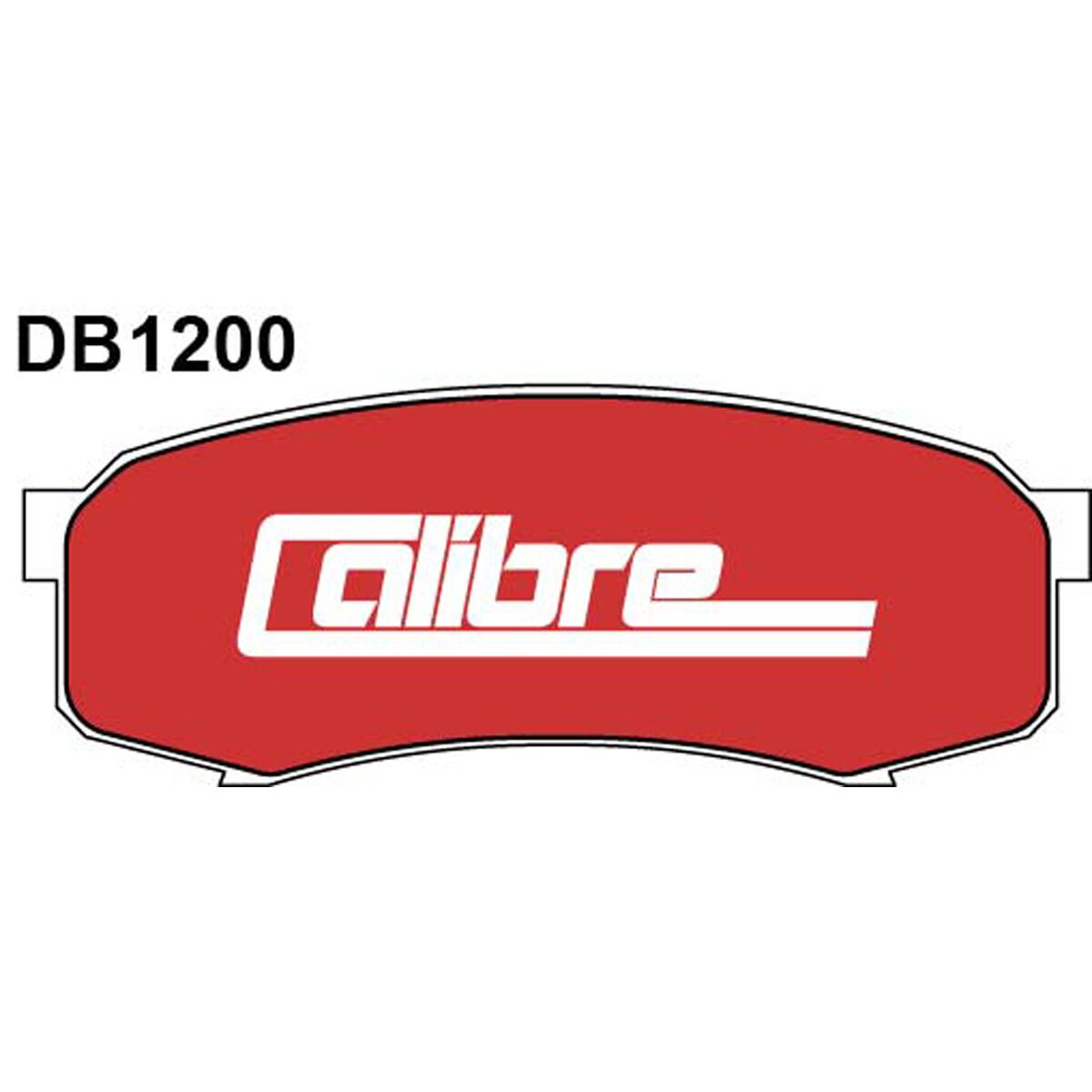 Calibre Disc Brake Pads DB1200CAL, , scaau_hi-res