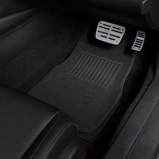 SCA Essential Carpet Car Floor Mats - Set of 4, Black, , scaau_hi-res