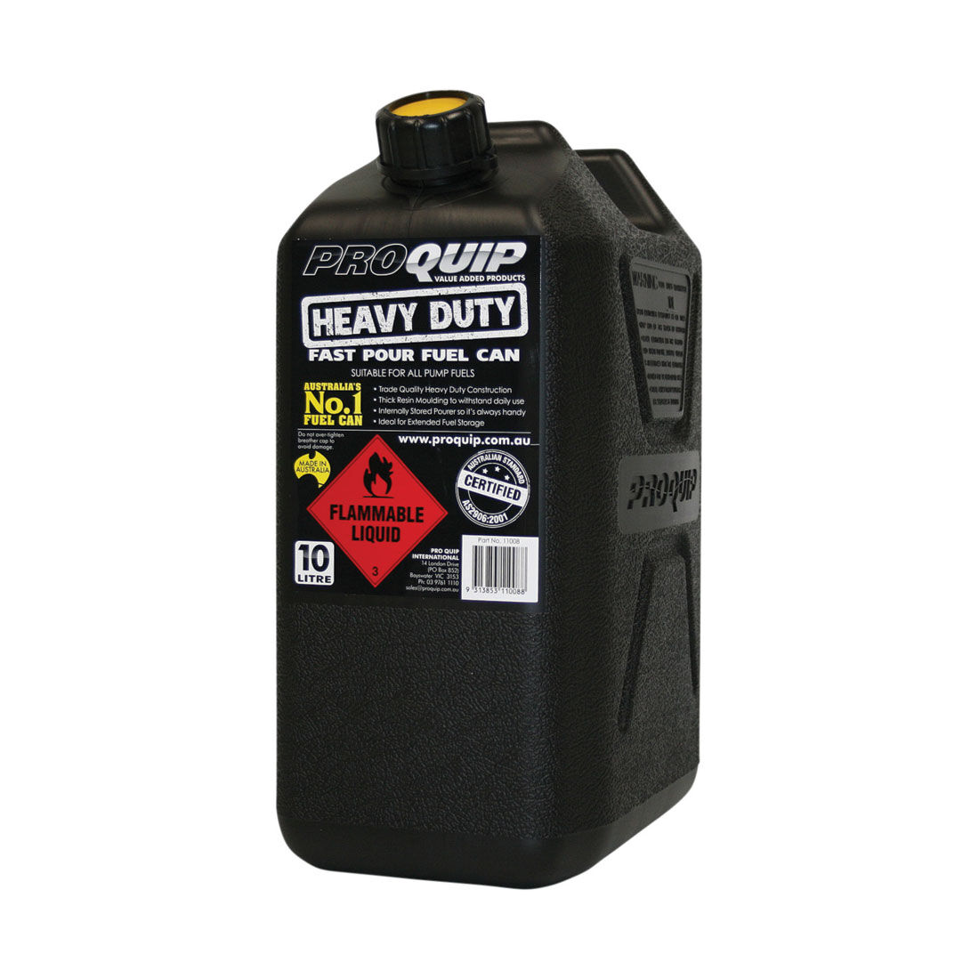 Pro Quip Heavy Duty Fuel Can 10L, , scaau_hi-res