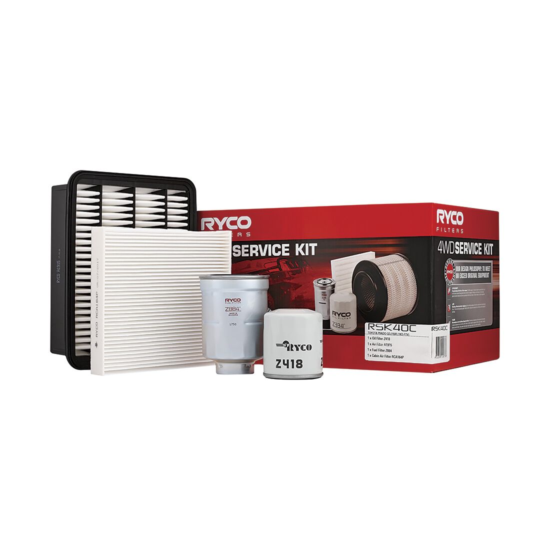Ryco Filter Service Kit Includes Cabin Air Filter - RSK40C, , scaau_hi-res