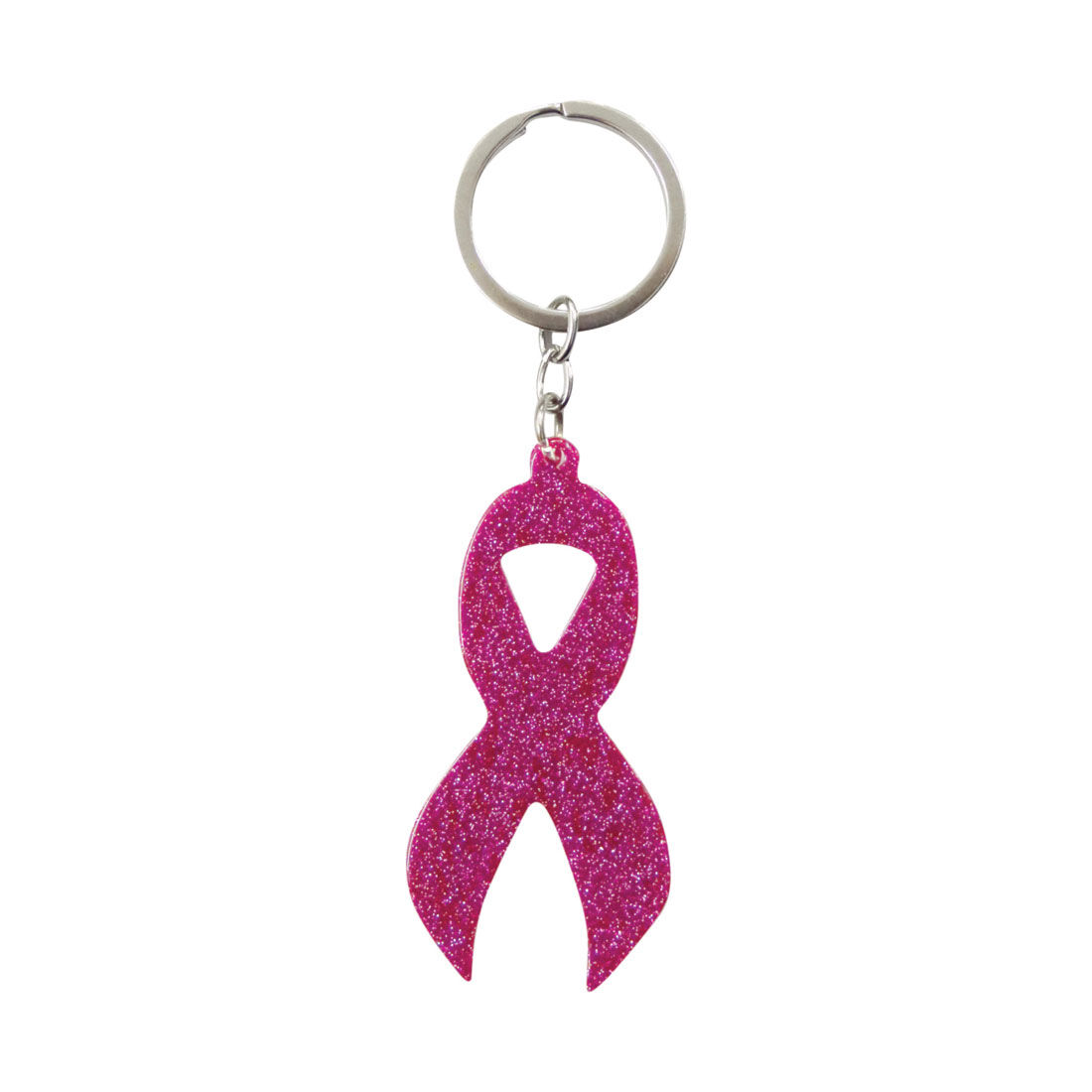 NBCF Pink Ribbon Keyring, , scaau_hi-res
