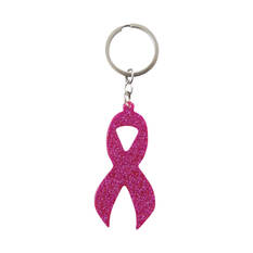 NBCF Pink Ribbon Keyring, , scaau_hi-res