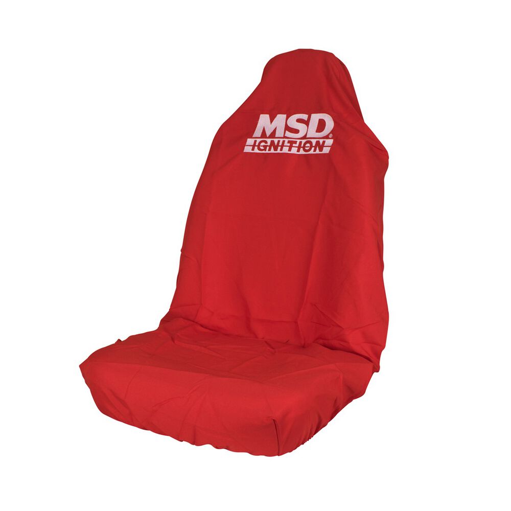 MSD Car Seat Cover - Red, Built-in Headrest, Size 60, Slip On, Single